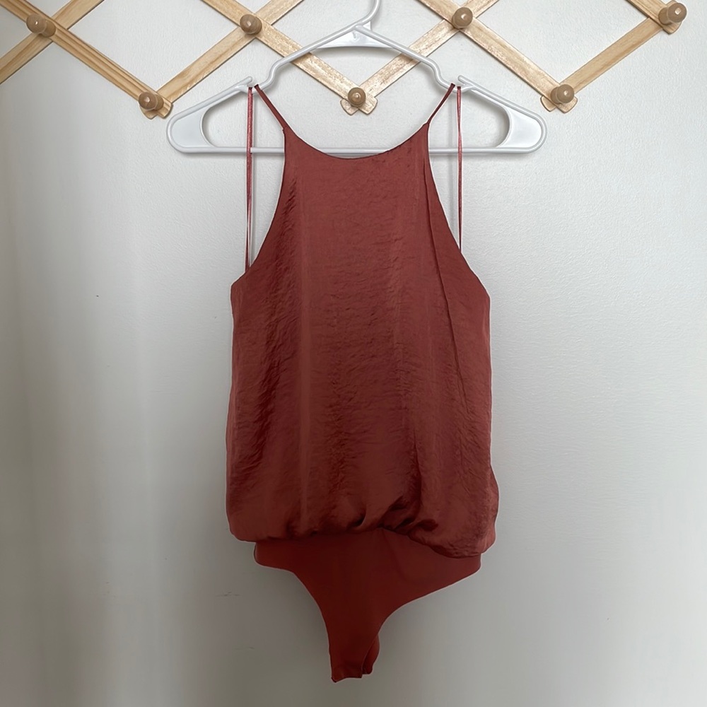 Zara Satin Bodysuit